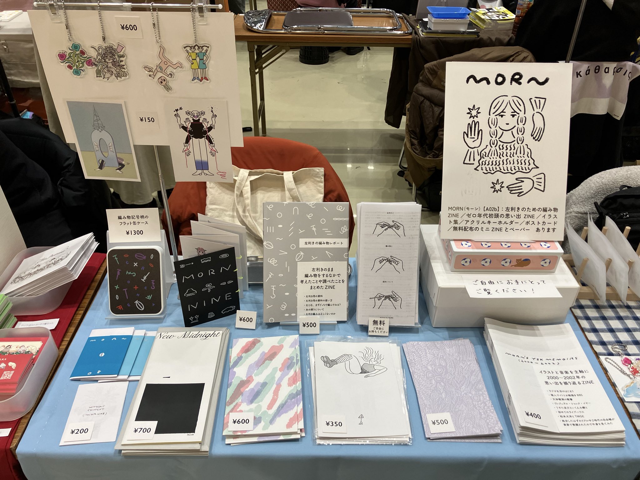 コミティア145のサークルスペースの写真